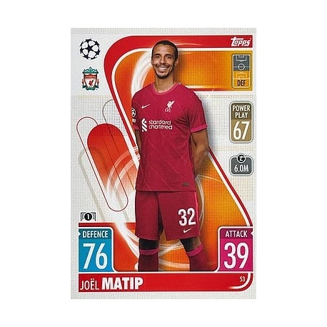 Joël Matip Liverpool 53