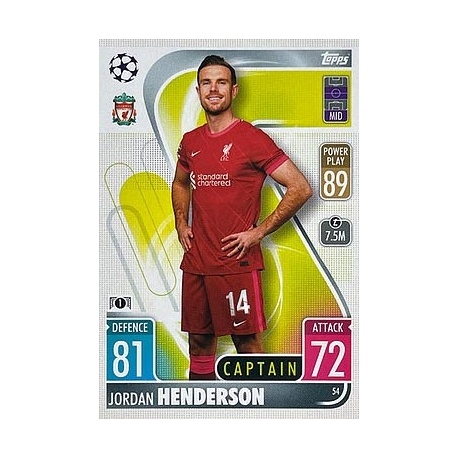 Jordan Henderson Liverpool 54