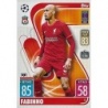 Trading Cards Fabinho Liverpool Match Attax Champions League 2021/22