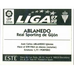 Ablanedo Sporting Gijon Ediciones Este 1997-98