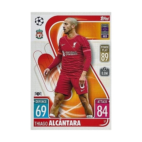 Thiago Alcântara Liverpool 57