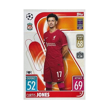 Curtis Jones Liverpool 58