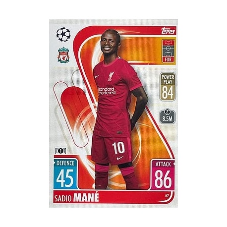 Sadio Mané Liverpool 62