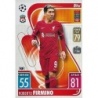 Trading Cards Roberto Firmino Liverpool Topps Match Attax 21/22