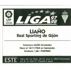 Liaño Sporting Gijon Ediciones Este 1997-98