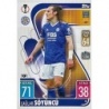 Trading Cards Çağlar Söyüncü Leicester City Match Attax Champions League 2021/22