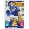 Soccer Trading Cards Marc Albrighton Leicester City Topps Match Attax 2021/22