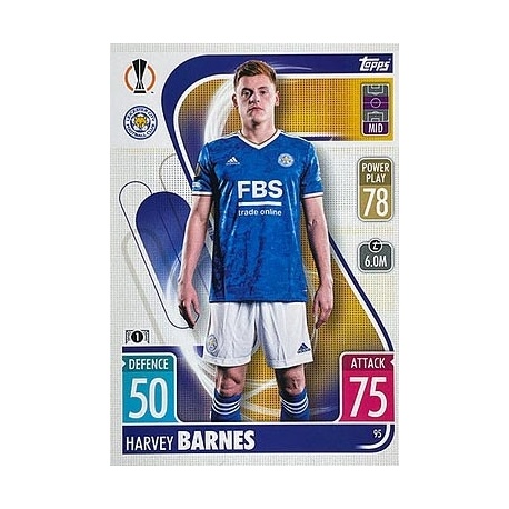 Harvey Barnes Leicester City 95