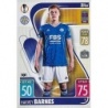 Soccer Trading Cards Harvey Barnes Leicester City Topps Match Attax 21/22