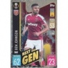Soccer Trading Cards Ben Jonhson West Ham United Topps Match Attax 21/22