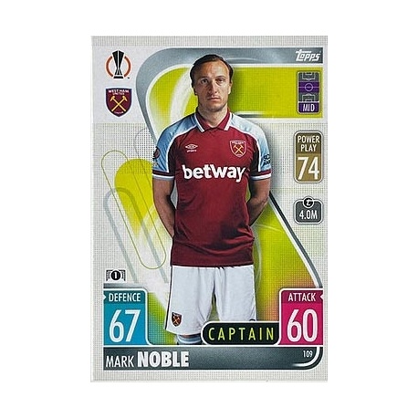 Mark Noble West Ham United 109