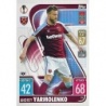 Trading Cards Andrey Yarmolenko West Ham United Match Attax Champions League 2021/22