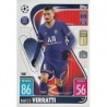 Trading Cards Marco Verratti Paris Saint-Germain Match Attax Champions League 2021/22