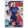 Soccer Trading Cards Pablo Sarabia Paris Saint-Germain Topps Match Attax 2021/22