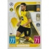 Soccer Trading Cards Raphaël Guerreiro Borussia Dortmund Topps Match Attax 21/22