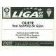 Oliete Sporting Gijon Ediciones Este 1997-98