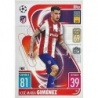 Trading Cards José María Giménez Atlético Madrid Topps Match Attax 21/22