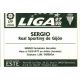 Sergio Sporting Gijon Ediciones Este 1997-98