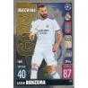 Soccer Trading Cards Karim Benzema Real Madrid Topps Match Attax 2021/22