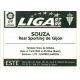 Souza Sporting Gijon Baja Ediciones Este 1997-98