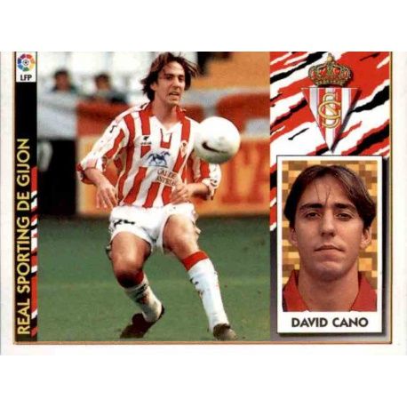 David Cano Sporting Gijon Ediciones Este 1997-98