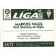 Marcos Vales Sporting Gijon Ediciones Este 1997-98