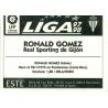 Ronald Gómez Sporting Gijon Baja Ediciones Este 1997-98
