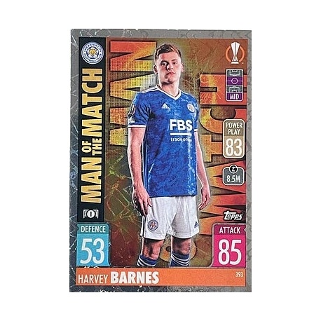 Harvey Barnes Man of the Match Leicester City 393