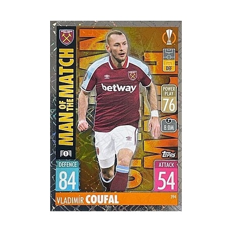 Vladimír Coufal Man of the Match West Ham United 394