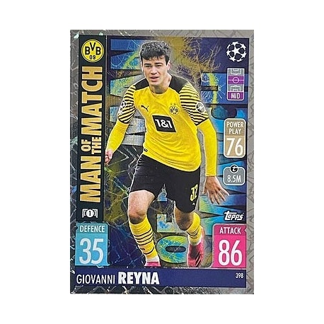 Giovanni Reyna Man of the Match Borussia Dortmund 398