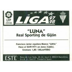 Luna Sporting Gijon Ediciones Este 1997-98
