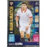Soccer Trading Cards Marcos Acuña Man of the Match Topps Match Attax 2021 22