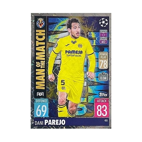 Dani Parejo Man of the Match Villarreal 405
