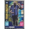 Soccer Trading Cards Romelu Lukaku Man of the Match Topps Match Attax 2021/22