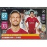 Sale Trading Cards Jordan Henderson - Curtis Jones Master & Apprentice Match Attax Champions League 2021/22