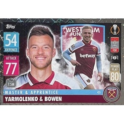 Andrey Yarmolenko - Jarrod Bowen Master & Apprentice West Ham United 421