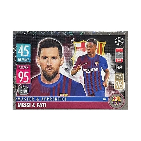 Lionel Messi - Ansu Fati Master & Apprentice Barcelona 427