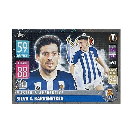 David Silva - Ander Barrenetxea Master & Apprentice Real Sociedad 430