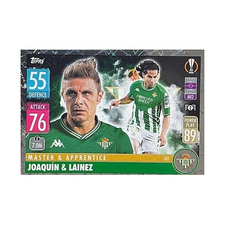 Joaquín - Diego Lainez Master & Apprentice Betis 431