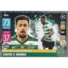 Sale Trading Cards Sebastian Coates - Nuno Mendes Master & Apprentice Topps Match Attax 21/22