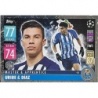 Soccer Trading Cards Matheus Uribe - Luis Diaz Master & Apprentice Match Attax Champions League 2021/22
