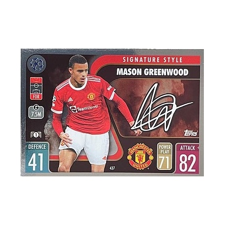 Mason Greenwood Signature Style Manchester United 437