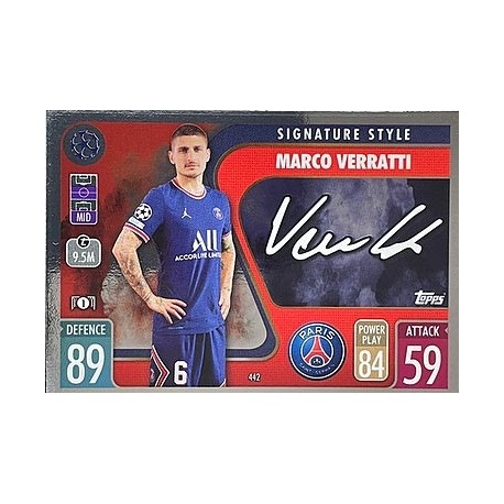 Marco Verratti Signature Style Paris Saint-Germain 442