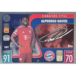 Alphonso Davies Signature Style Bayern Munich 443