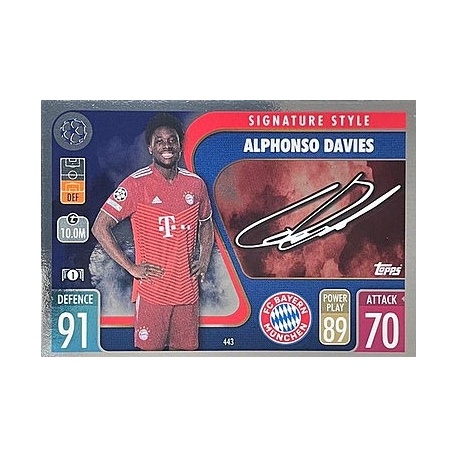 Alphonso Davies Signature Style Bayern Munich 443