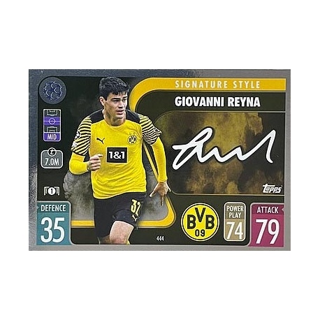 Giovanni Reyna Signature Style Borussia Dortmund 444