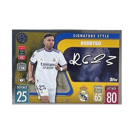 Rodrygo Signature Style Real Madrid 447