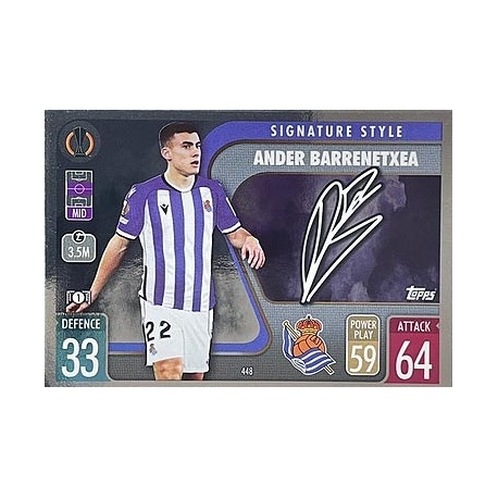 Ander Barrenetxea Signature Style Real Sociedad 448