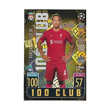 Virgil van Dijk 100 Club Liverpool 451