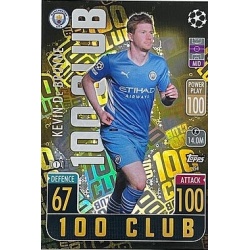 Kevin De Bruyne 100 Club Manchester City 454